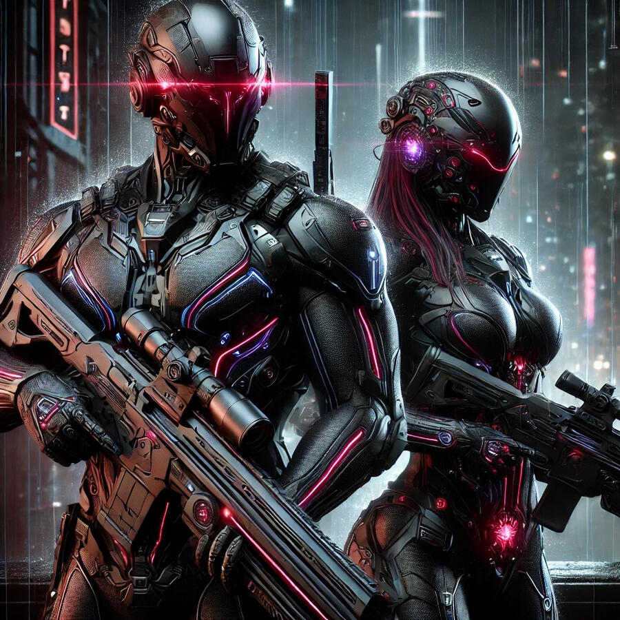 UEDC Dark Knight soldiers